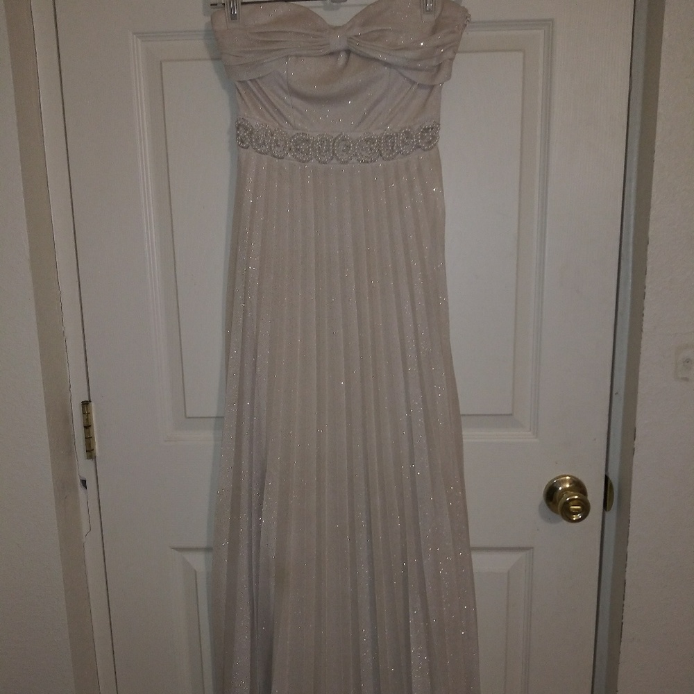 Beautiful prom or military ball dress